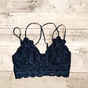 TEAL LACE BRALETTE